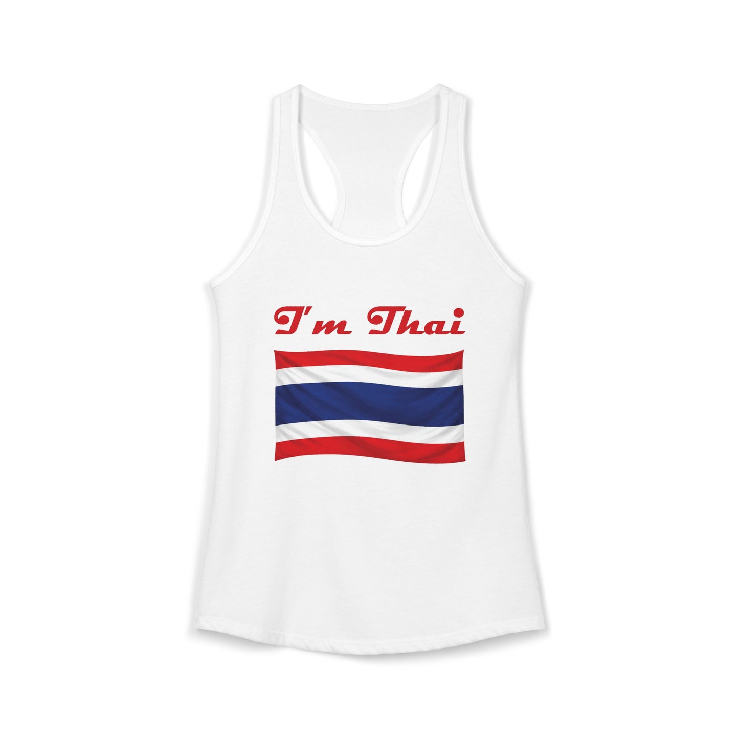 I'm Thai, of course I eat durian Women's Ideal Racerback Tank