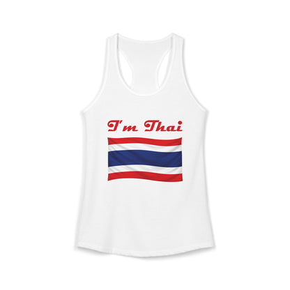 I'm Thai, of course I eat durian Women's Ideal Racerback Tank