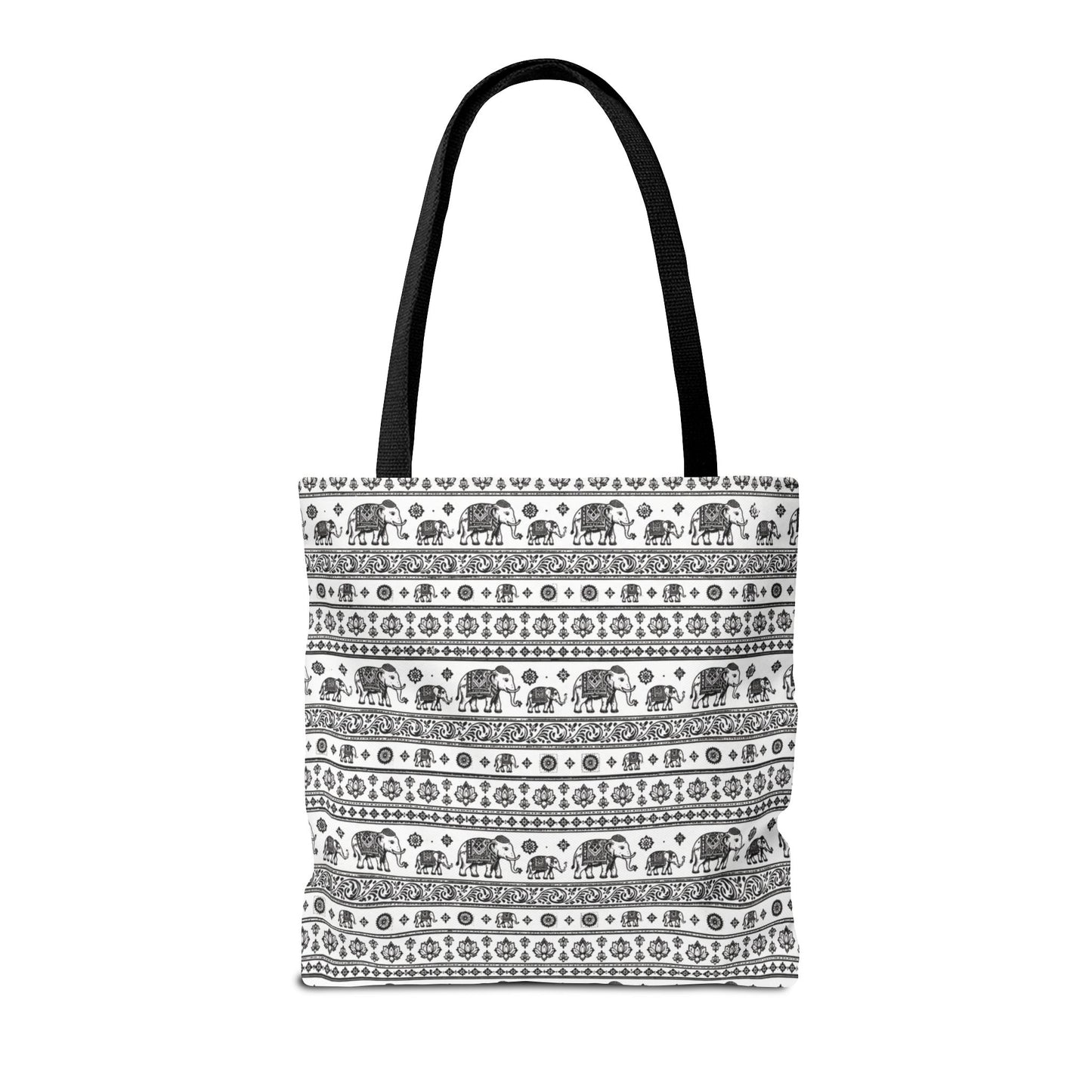 Thai Elephant Tote Bag - Patterned AOP