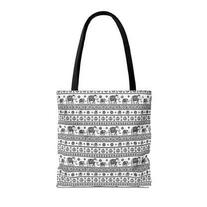 Thai Elephant Tote Bag - Patterned AOP