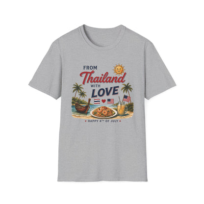 From Thailand With Love. 4th of July Unisex Tee