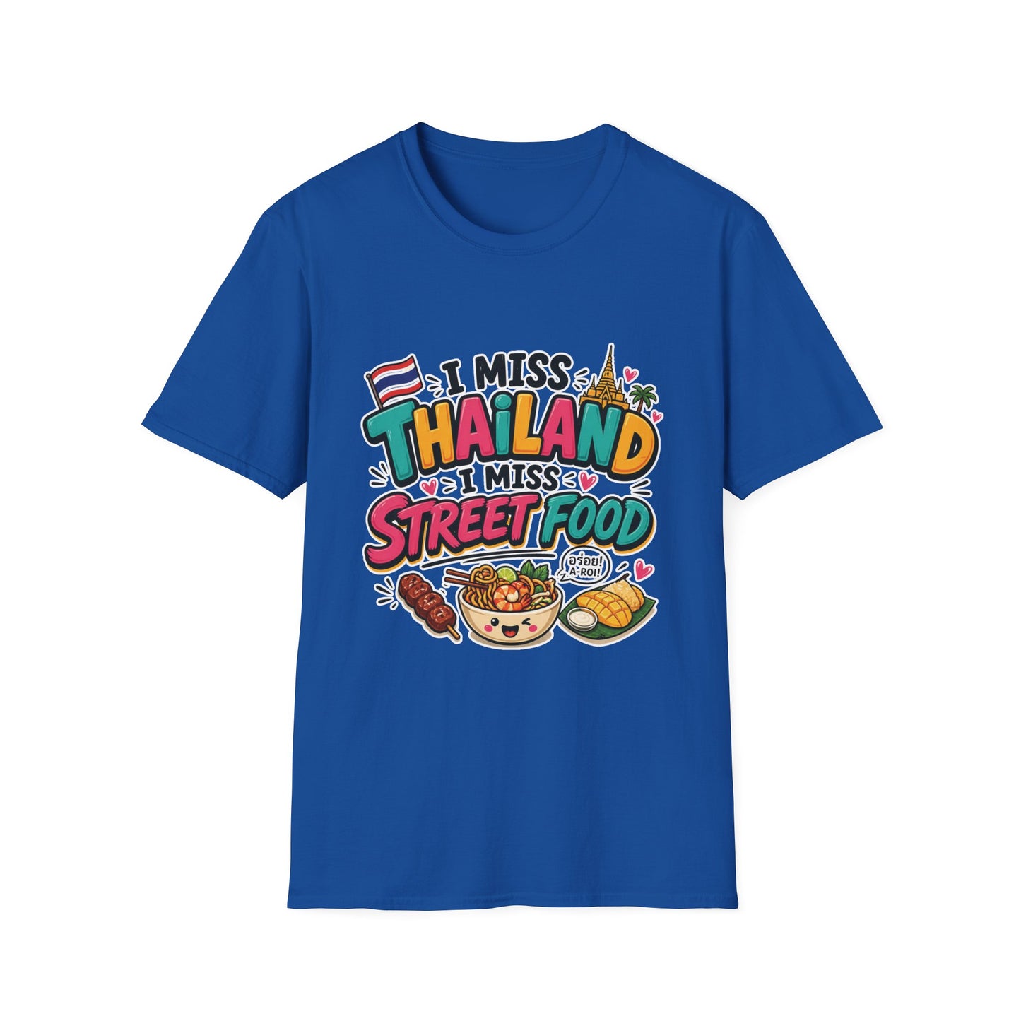 I Miss Thailand I Miss Street Food Unisex Softstyle T-Shirt