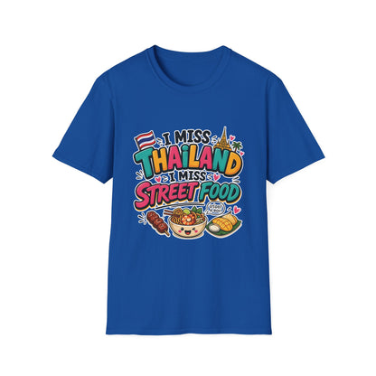 I Miss Thailand I Miss Street Food Unisex Softstyle T-Shirt
