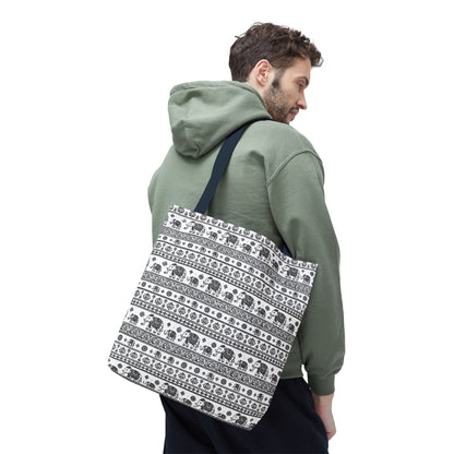 Thai Elephant Tote Bag - Patterned AOP