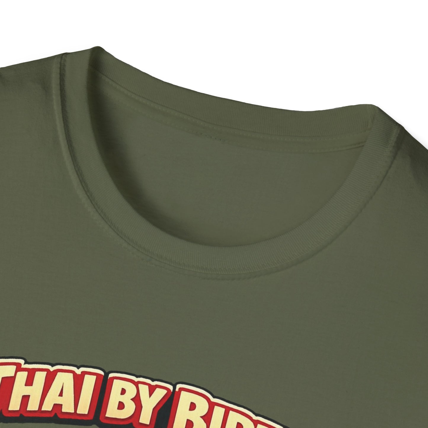 Thai by birth, American by BBQ Unisex Softstyle Tee