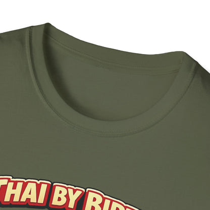 Thai by birth, American by BBQ Unisex Softstyle Tee