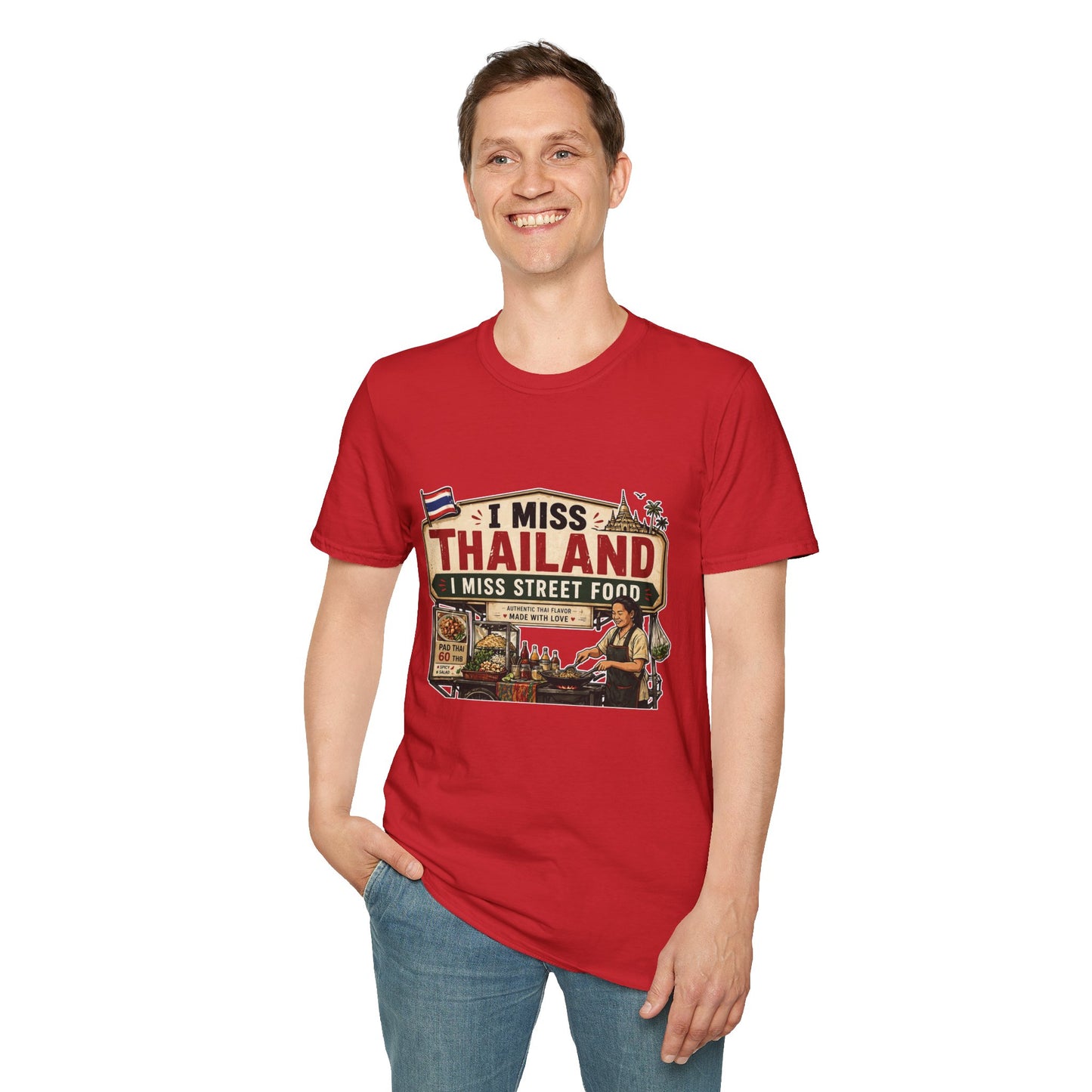 I Miss Thailand I Miss Street Food Unisex SoftStyle Tee