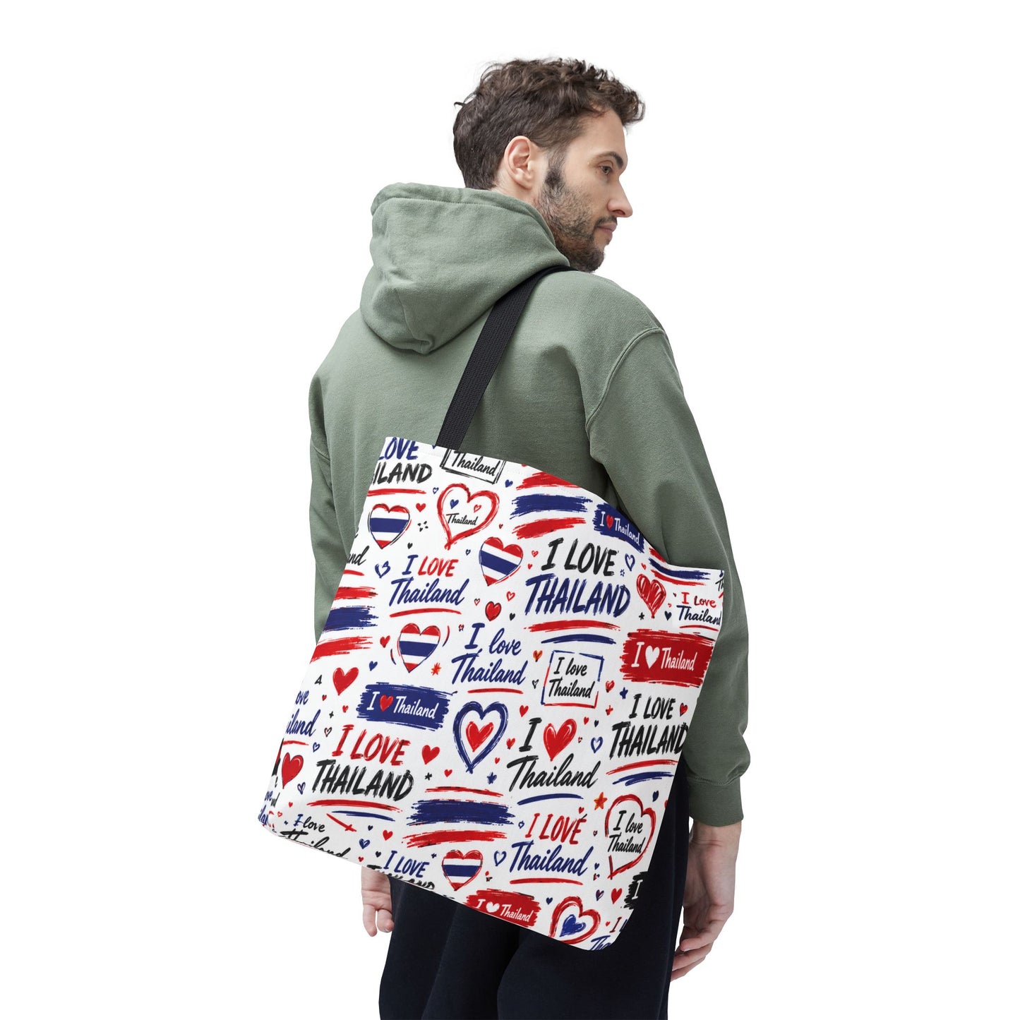 I love Thailand Tote Bag Wide Bottom