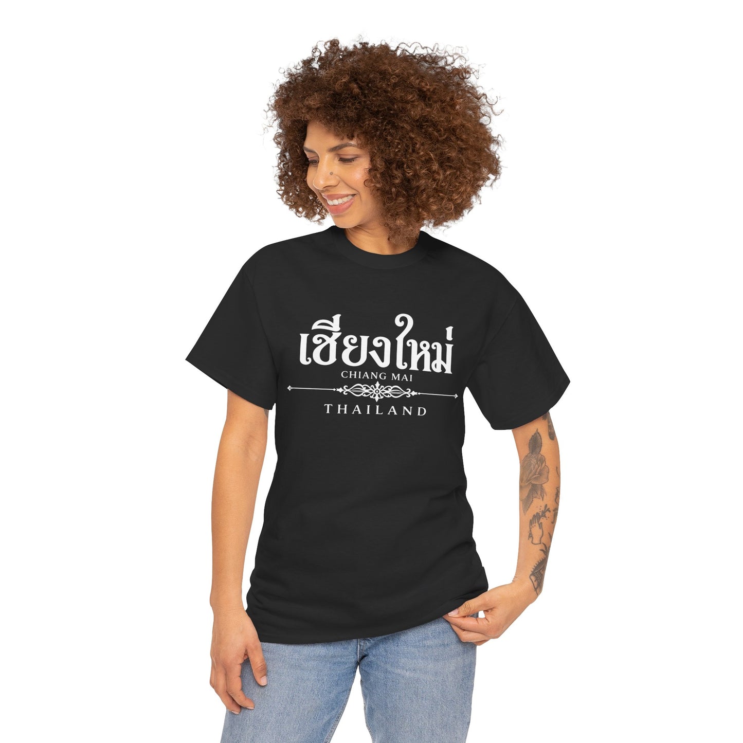 เชียงใหม่ (Chiang Mai) Unisex Heavy Cotton Tee