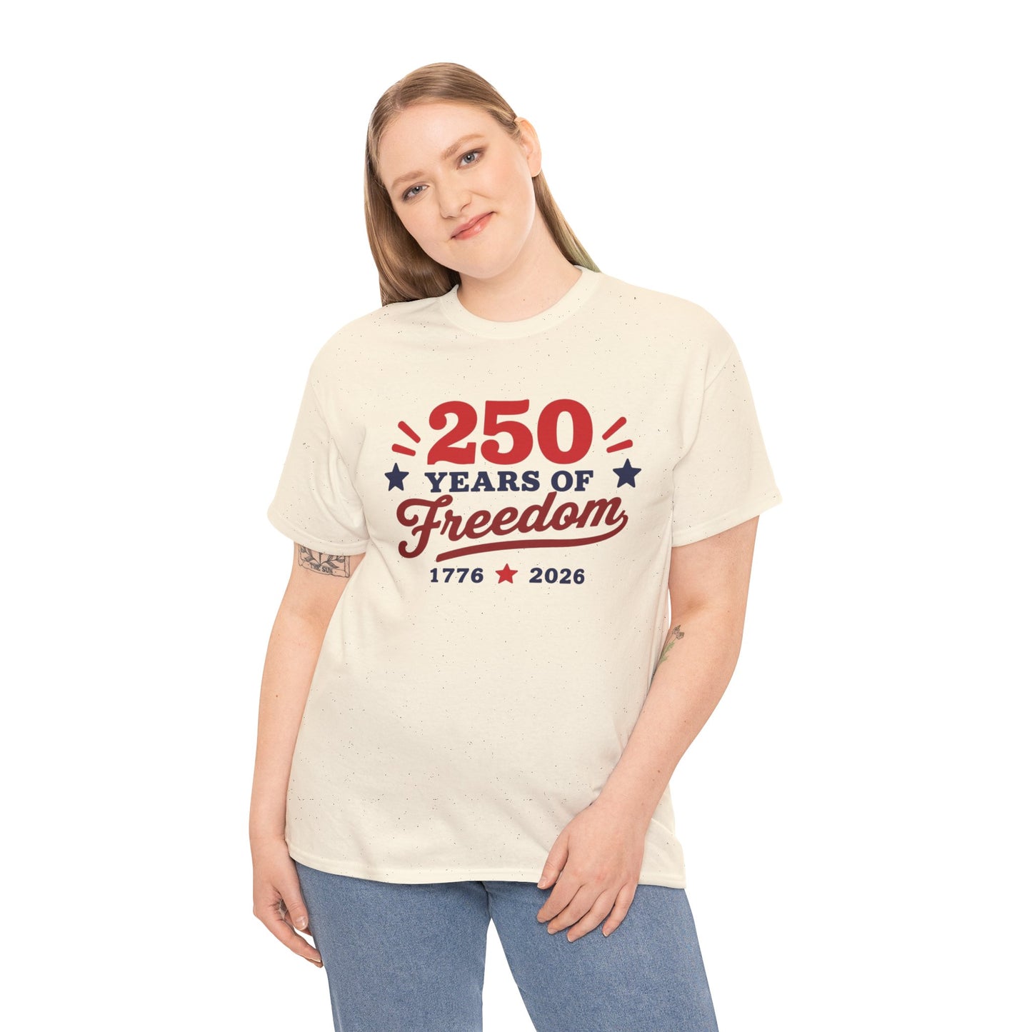 250 Years of Freedom 1776–2026 Unisex Tee