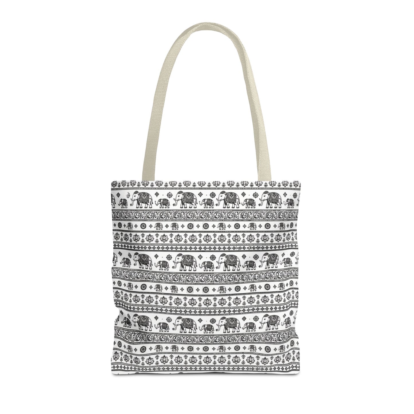 Thai Elephant Tote Bag - Patterned AOP
