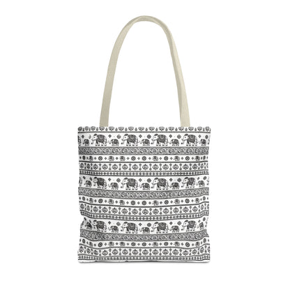 Thai Elephant Tote Bag - Patterned AOP