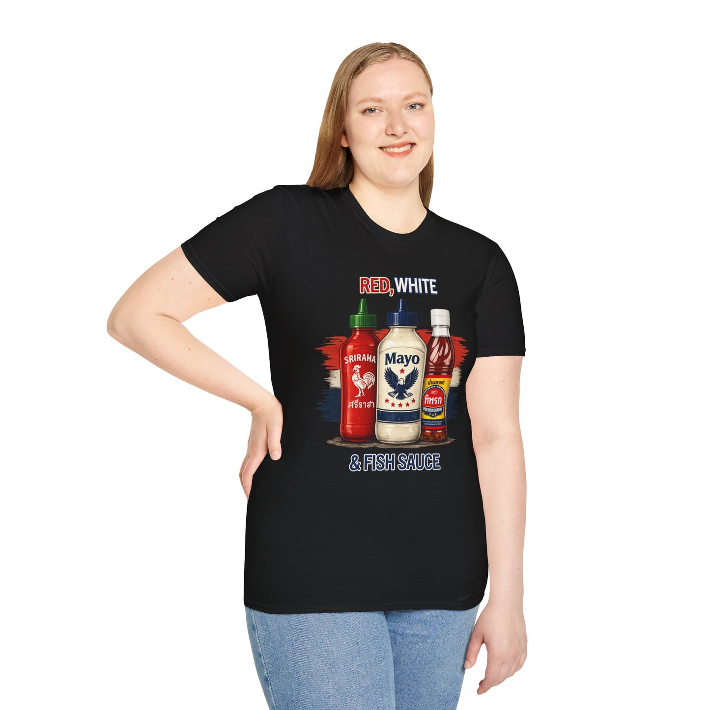 Red, White & Fish Sauce Tee