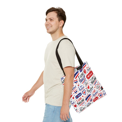 I love Thailand Tote Bag Wide Bottom