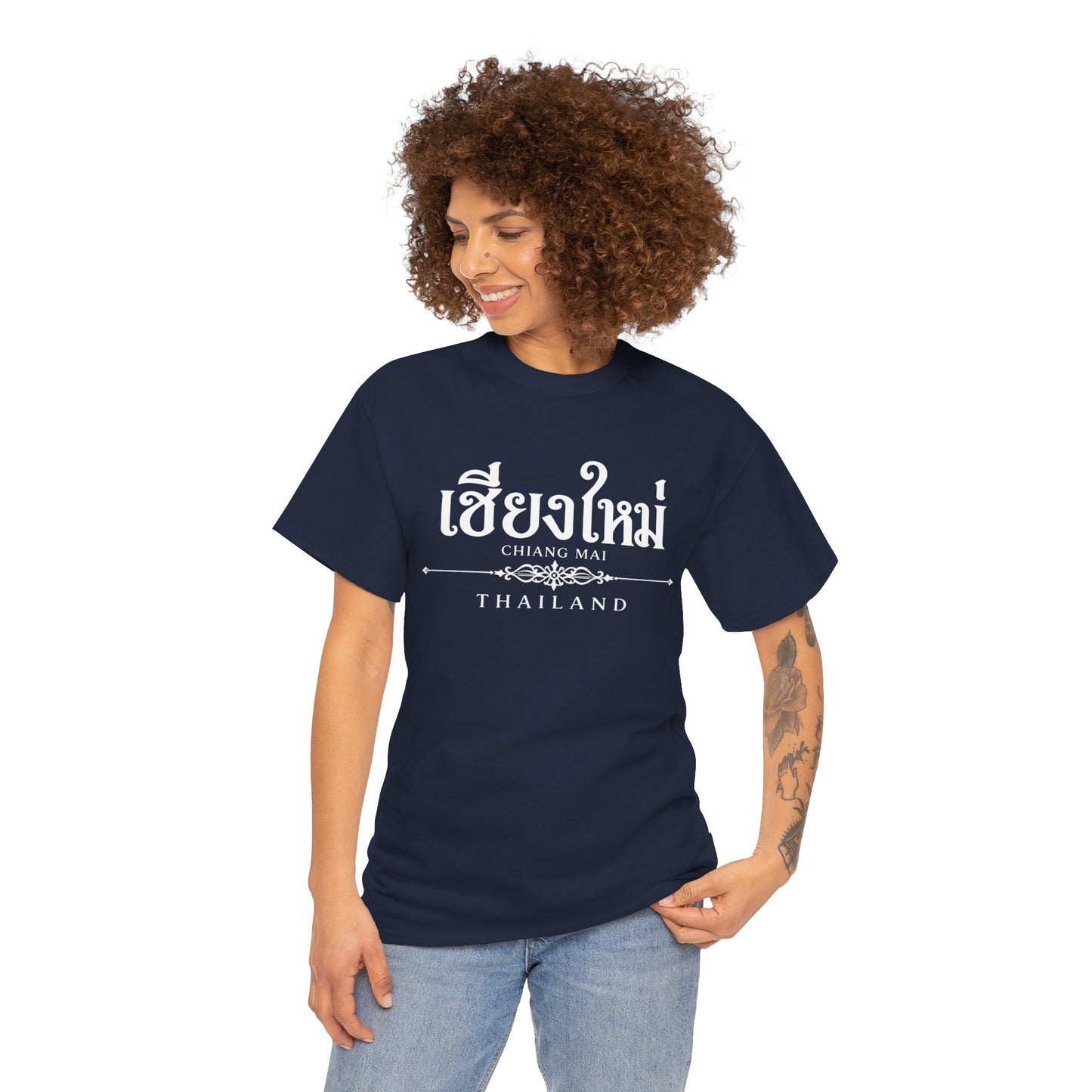 เชียงใหม่ (Chiang Mai) Unisex Heavy Cotton Tee