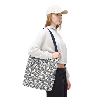 Thai Elephant Tote Bag - Patterned AOP