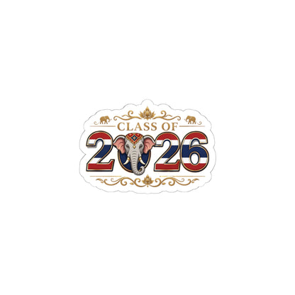 Class of 2026(Elephant) Kiss-Cut Stickers