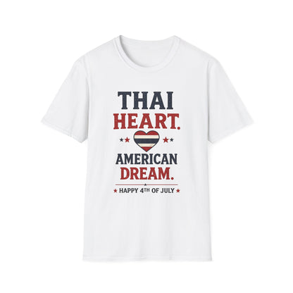 Thai Heart. American Dream. 4th of July Unisex Tee