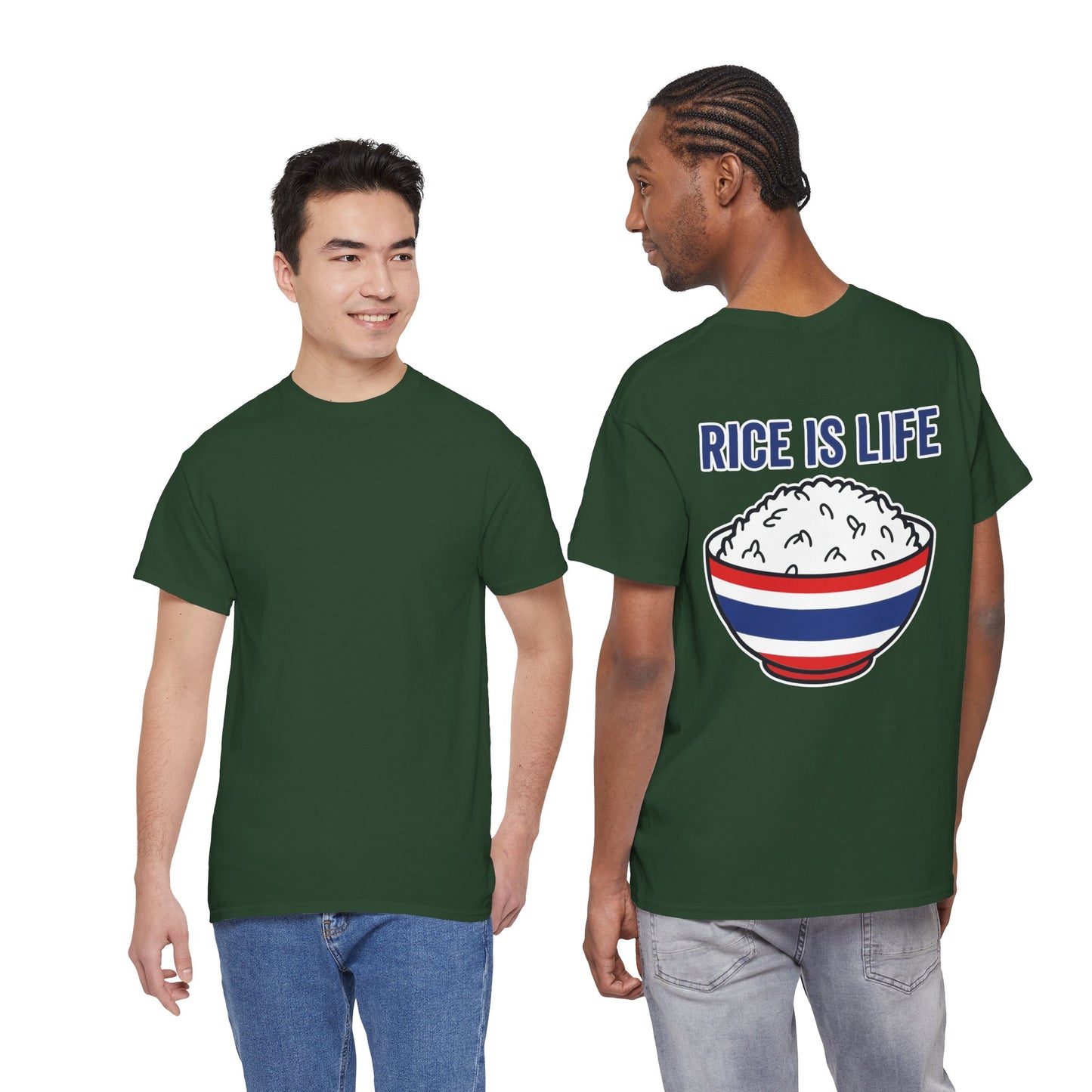 Rice is Life (Back) Heavy Cotton Tee