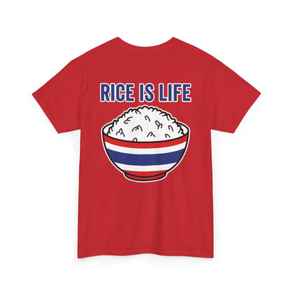 Rice is Life (Back) Heavy Cotton Tee