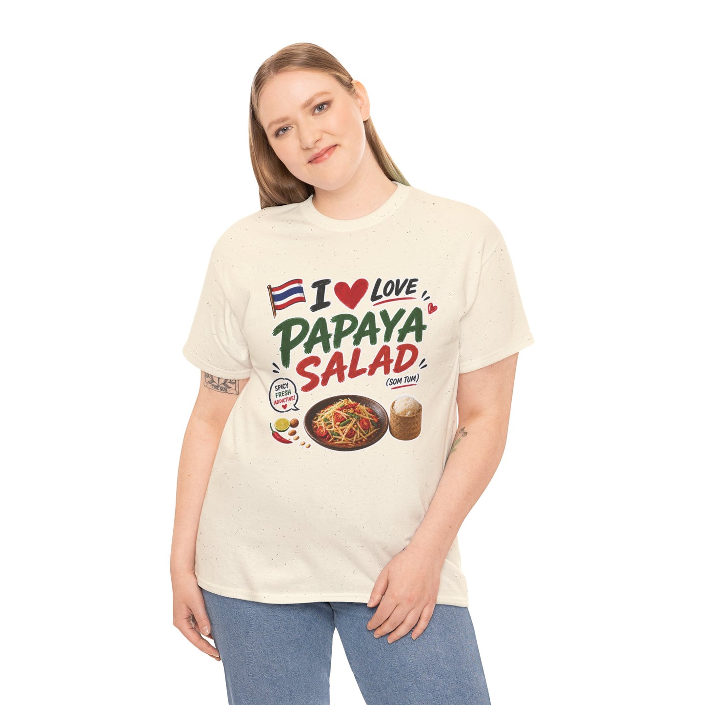 I Love Papaya Salad Unisex Tee