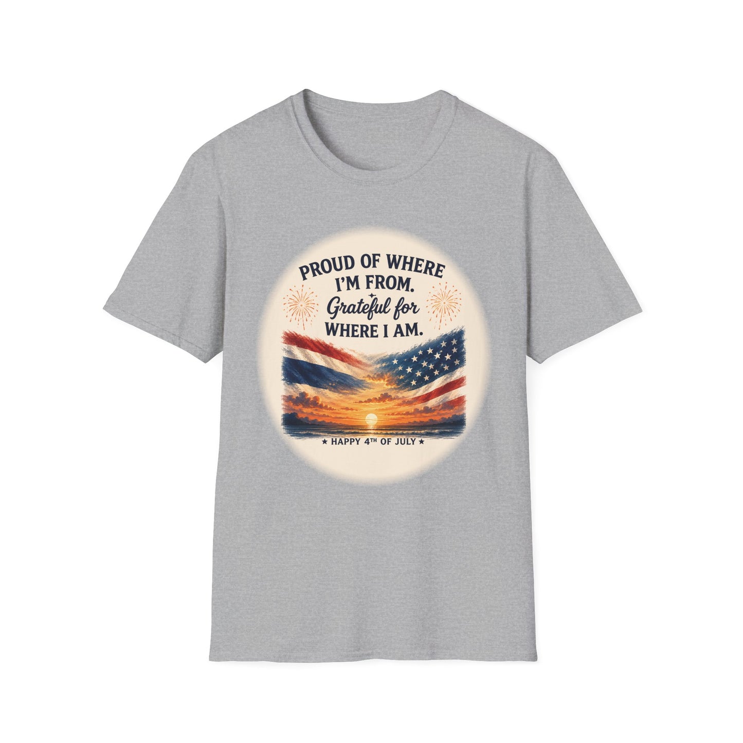 Proud of Where I'm From, Grateful for Where I am tee