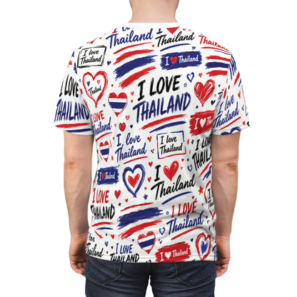 I Love Thailand Unisex Cut & Sew Tee (AOP)