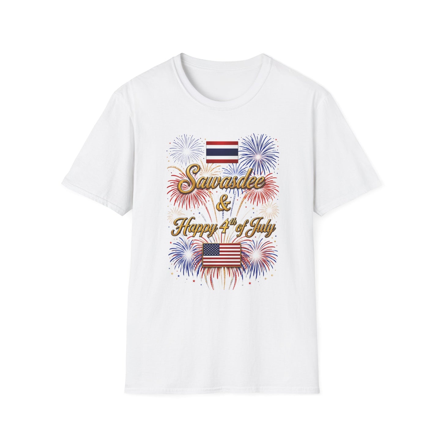 Sawasdee & Happy 4th of July Tee