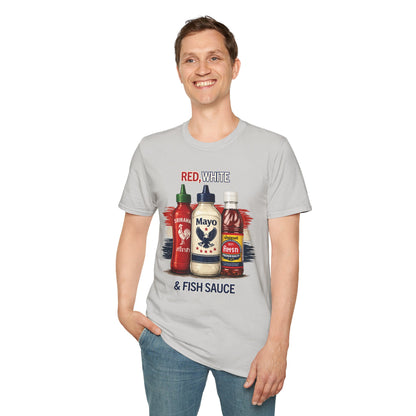Red, White & Fish Sauce Unisex SoftStyle Tee