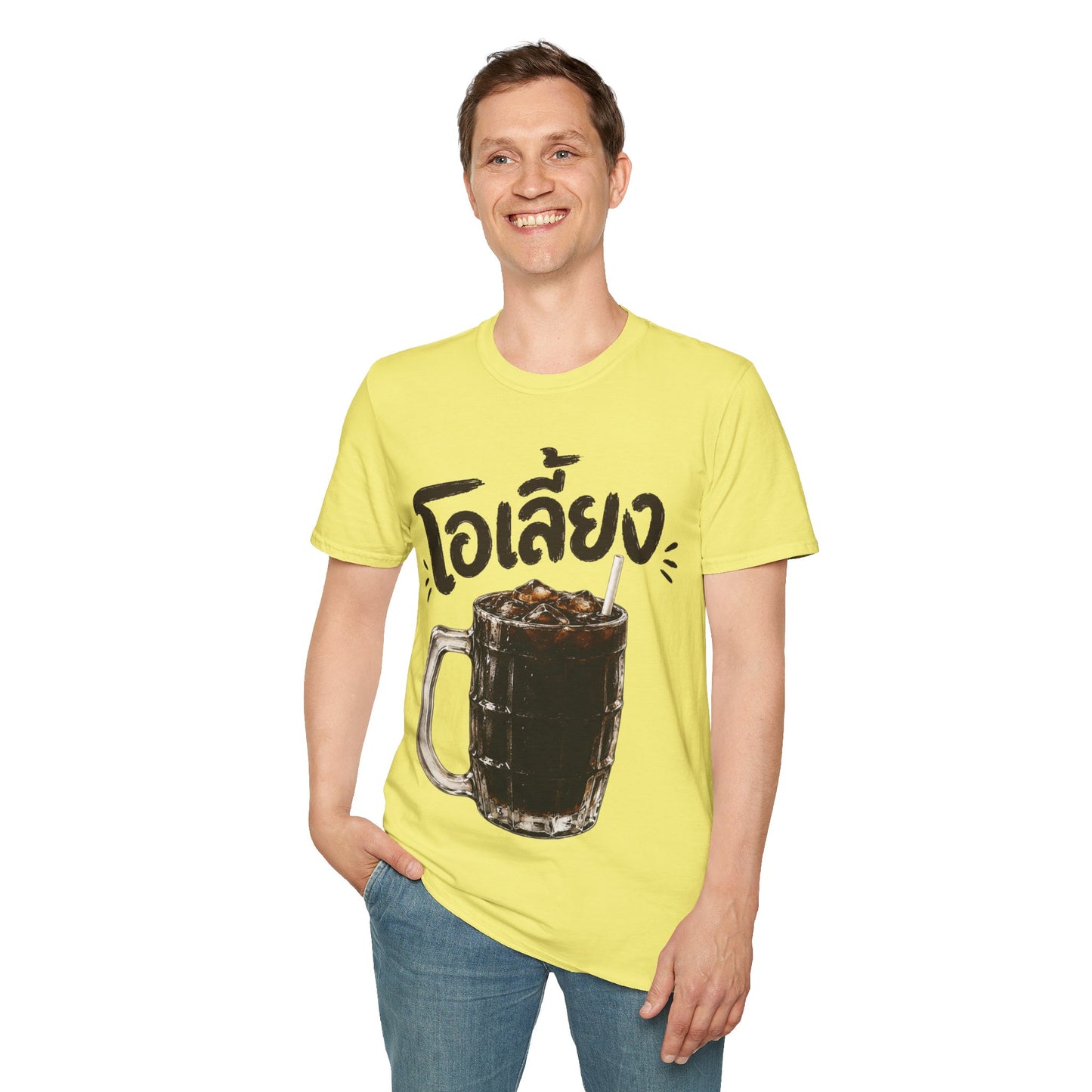 โอเลี้ยง Thai Iced Coffee Unisex SoftStyle Tee