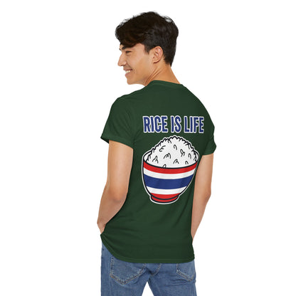 Rice is Life (Back) Heavy Cotton Tee