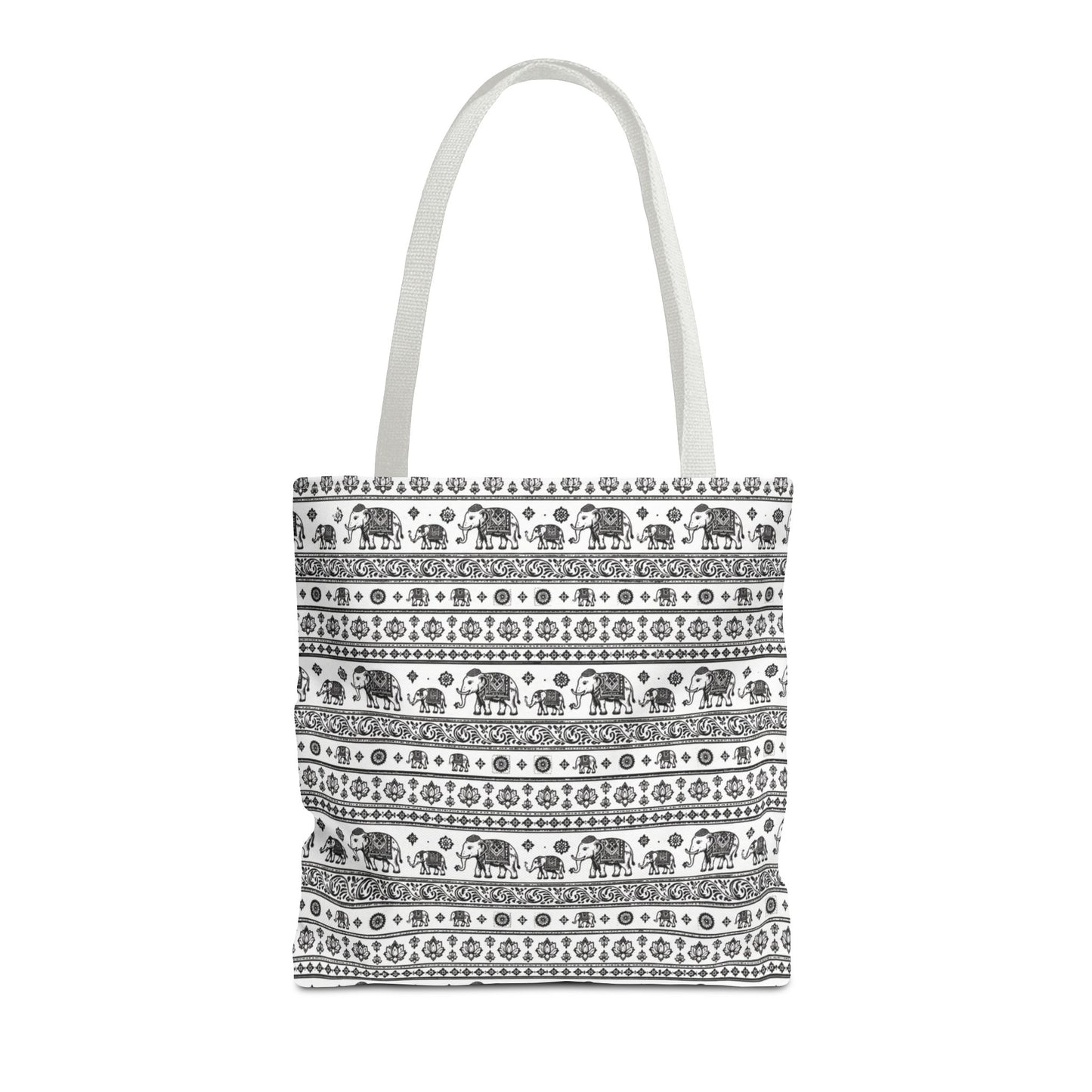 Thai Elephant Tote Bag - Patterned AOP
