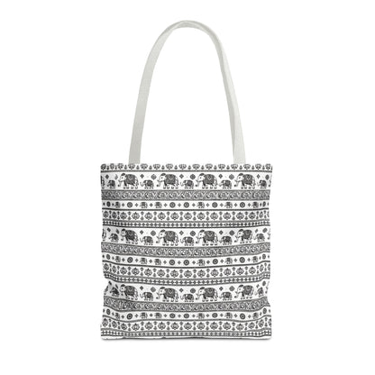 Thai Elephant Tote Bag - Patterned AOP