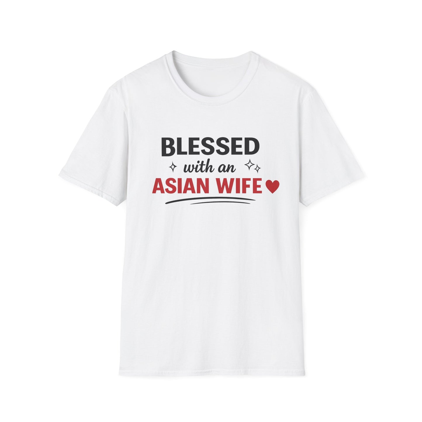 Bless With An Asian Wife Softstyle T-Shirt