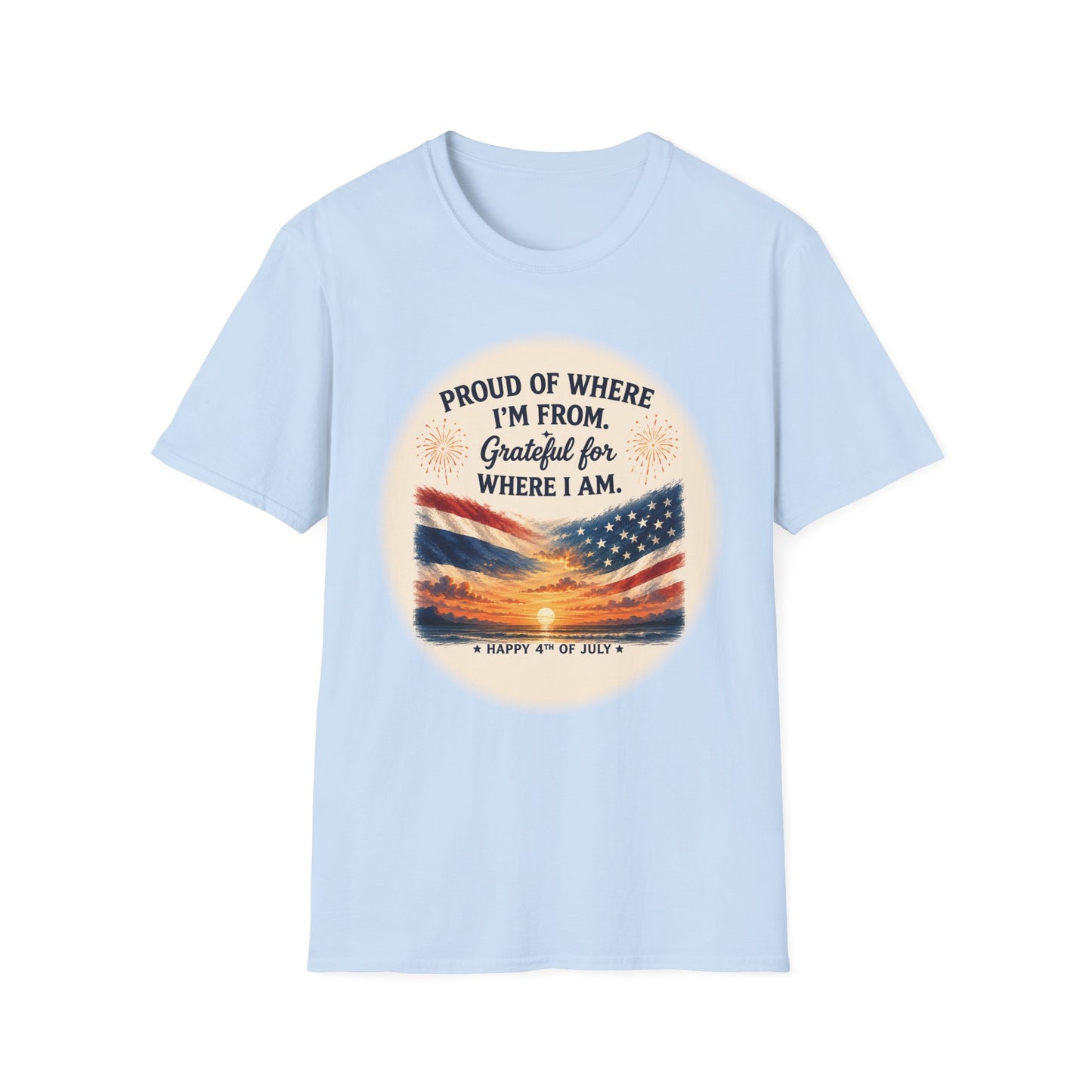 Proud of Where I'm From, Grateful for Where I am tee