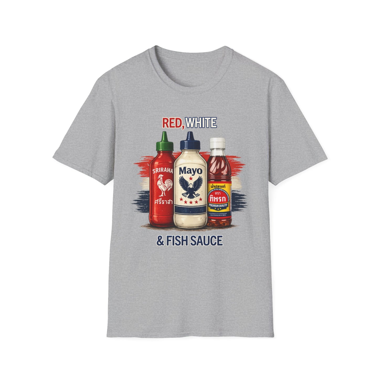 Red, White & Fish Sauce Tee