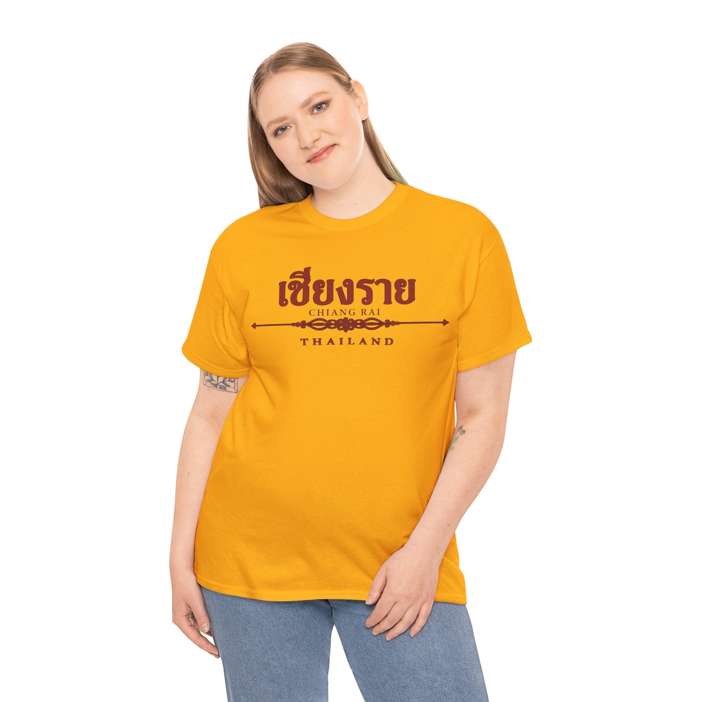 Chiang Rai Thailand Unisex Heavy Cotton Tee