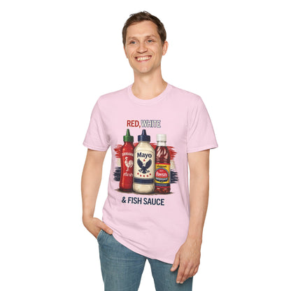 Red, White & Fish Sauce Unisex SoftStyle Tee