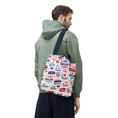 I love Thailand Tote Bag Wide Bottom