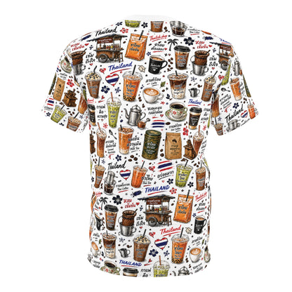 Thai Drinks Printed Unisex Cut & Sew Tee (AOP)