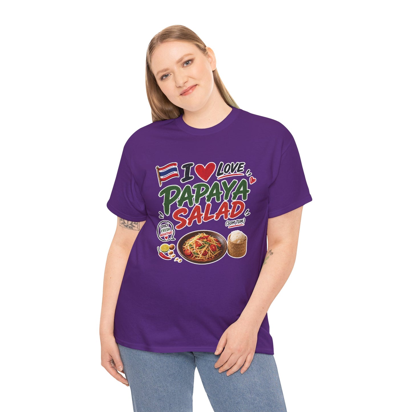 I Love Papaya Salad Unisex Tee