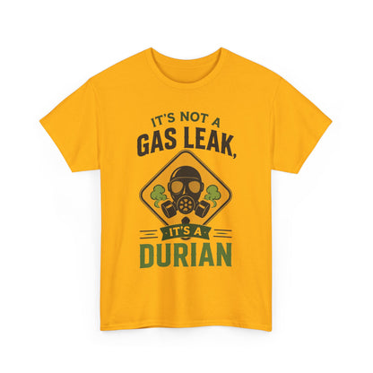 It's Not a Gas Leak, It's a Durian Mask Unisex Heavy Cotton Tee