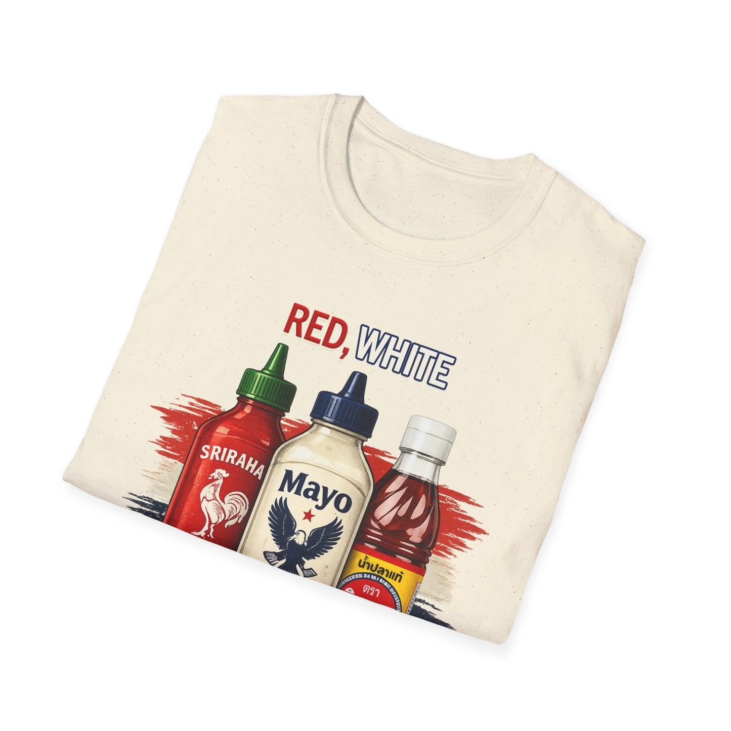 Red, White & Fish Sauce Tee