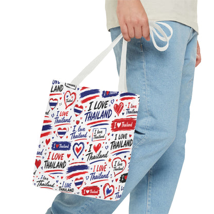I love Thailand Tote Bag Wide Bottom