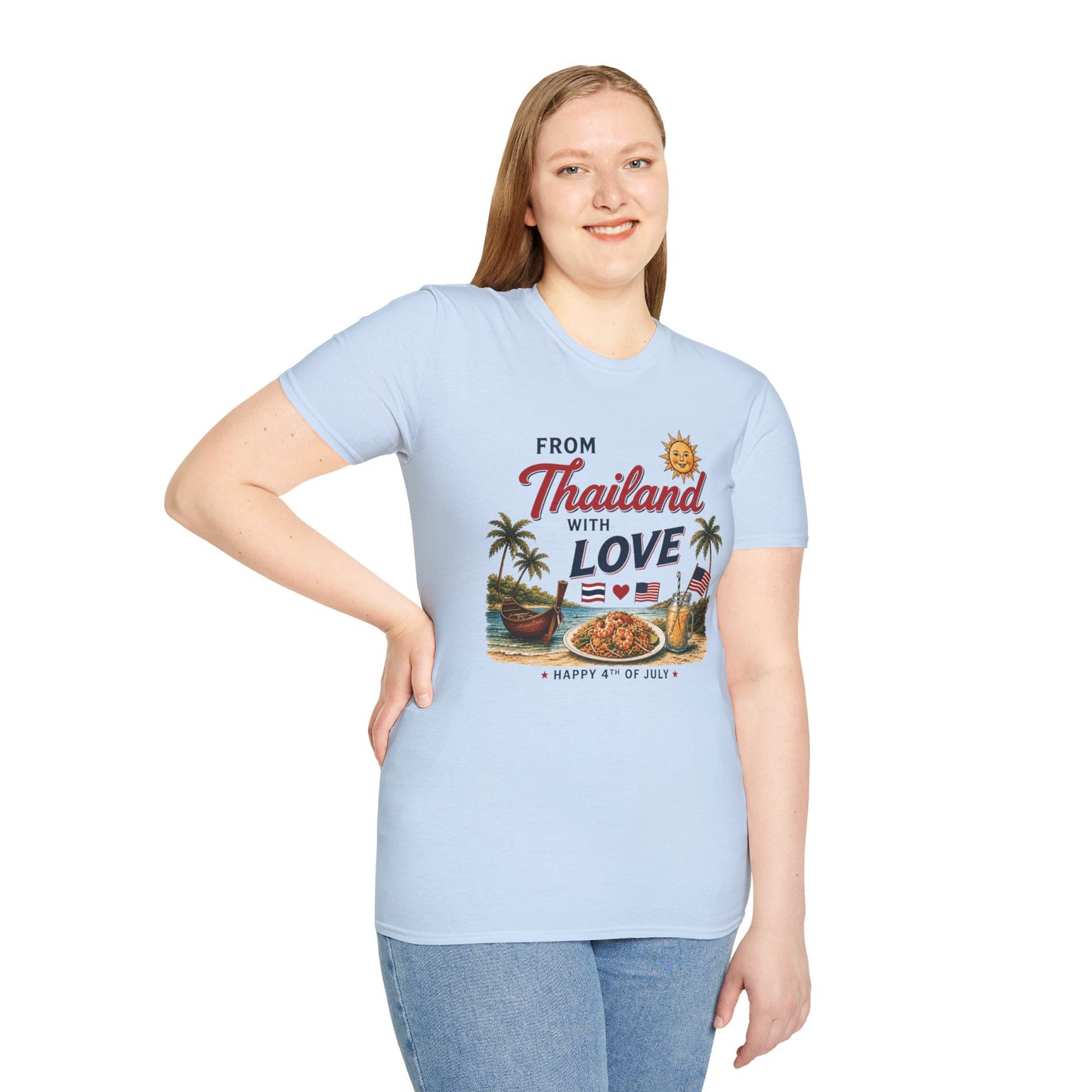 From Thailand With Love. 4th of July Unisex Tee