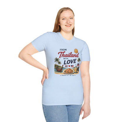 From Thailand With Love. 4th of July Unisex Tee
