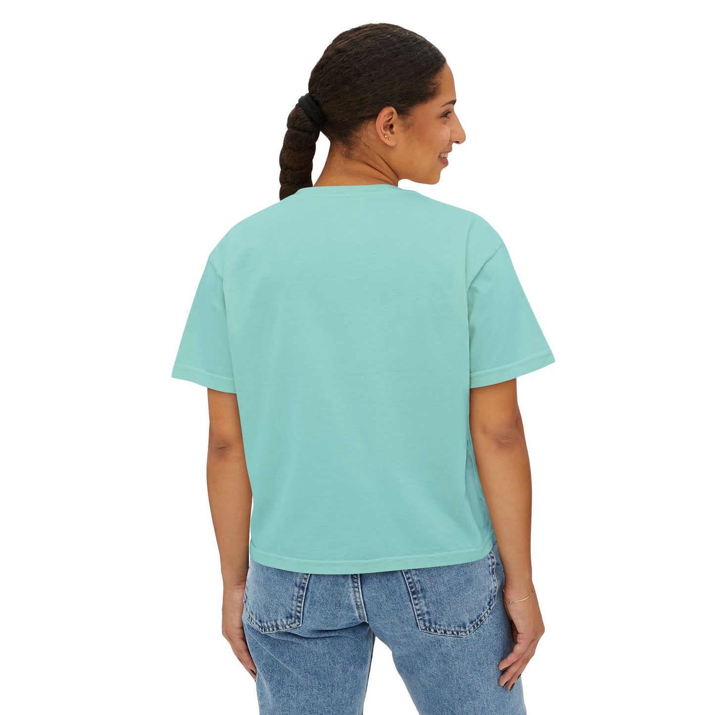 Made in Thailand Living in USA Women's Boxy Tee