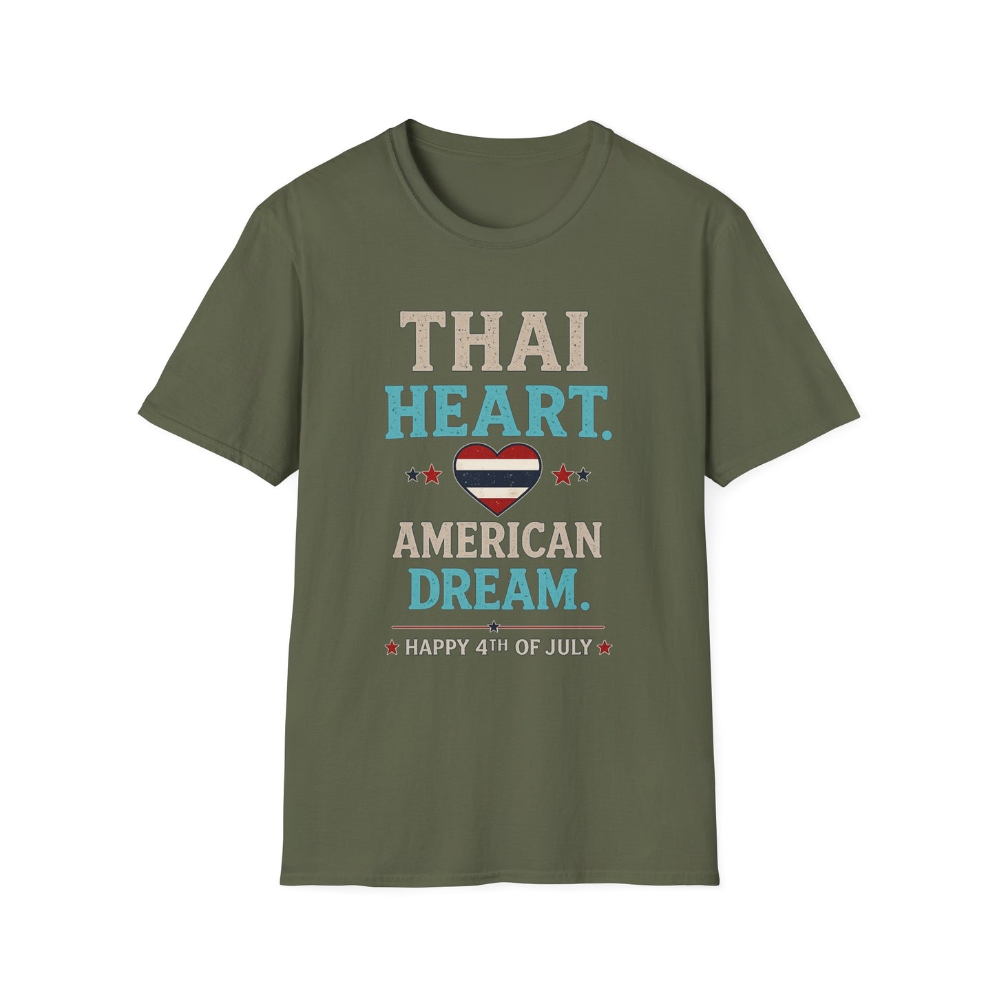 Thai Heart. American Dream. 4th of July Unisex Tee