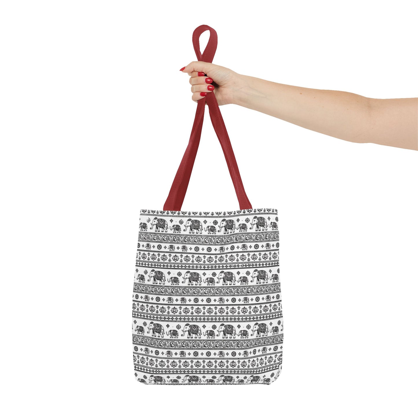 Thai Elephant Tote Bag - Patterned AOP