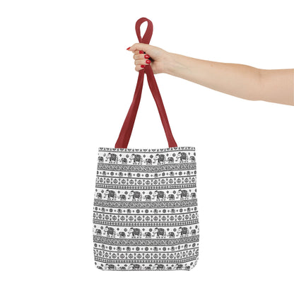 Thai Elephant Tote Bag - Patterned AOP